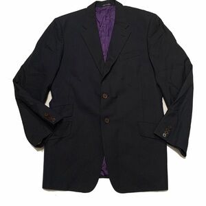 Paul Smith Black Blazer with Purple Lining